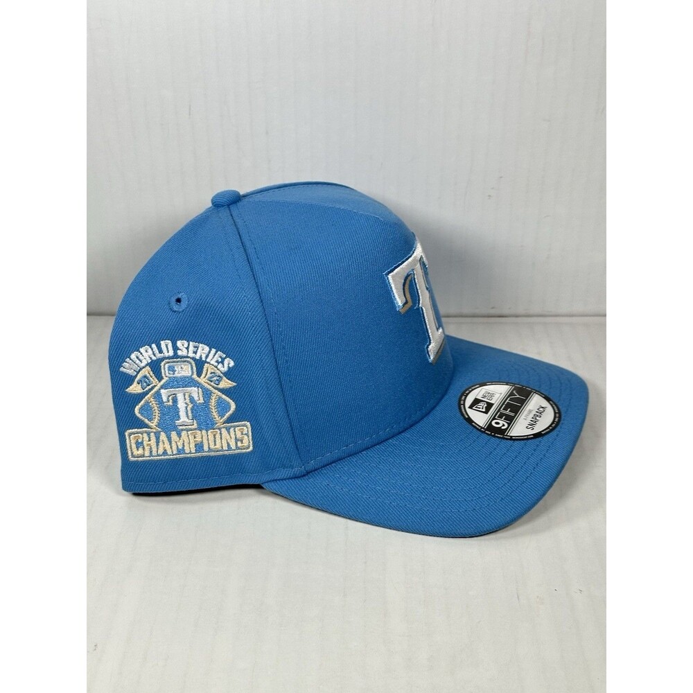 New Era Texas Rangers 9FIFTY A-Frame Snapback World Series 23 Patch Hat Cap NWT - Picture 2 of 5